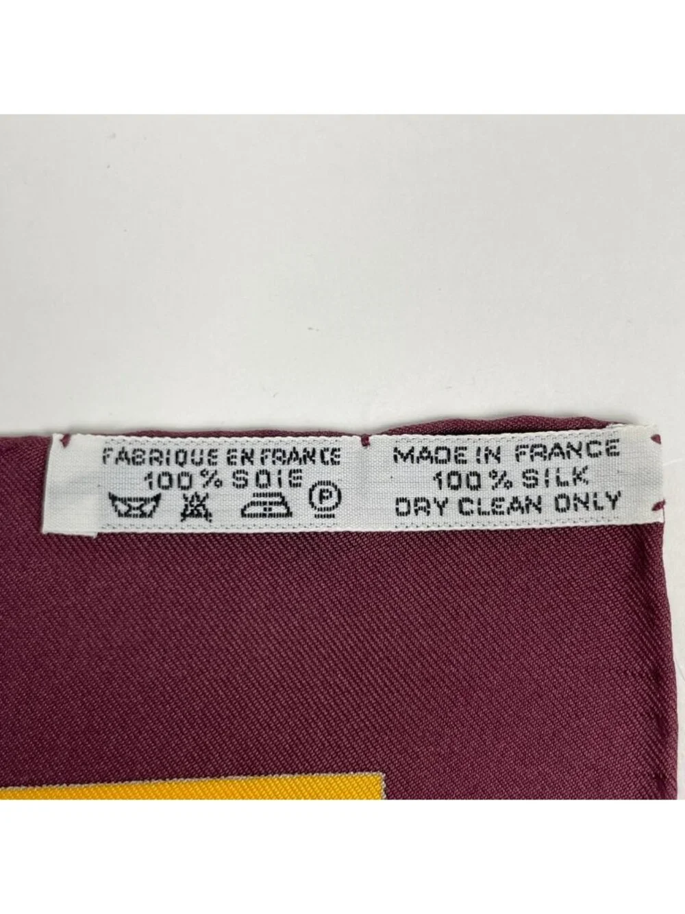 Hermes Carre 90 in Salzburg Scarf Silk Bordeaux Multicolor